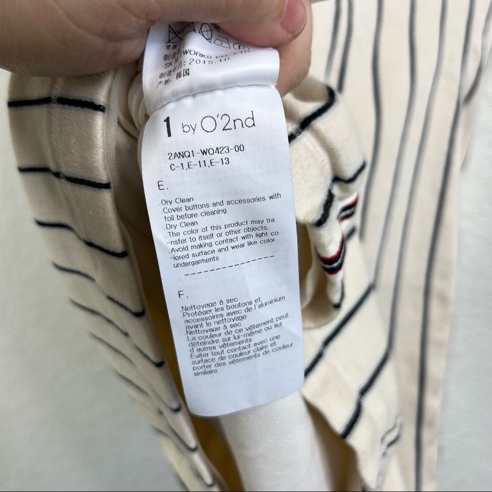 1 by O'2nd Striped Tuxedo Mini Dress - Picture 9 of 10